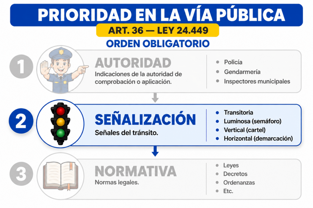 prioridad. art. 36
